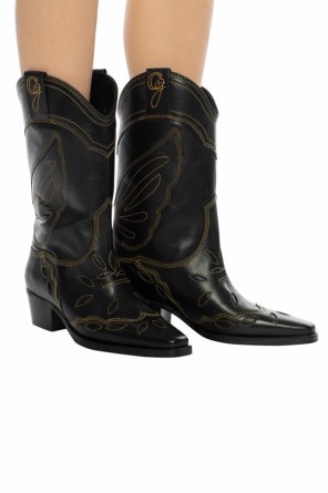 Leather boots with cut-outs, zdjęcie 2 Leather boots with cut-outs od Ganni